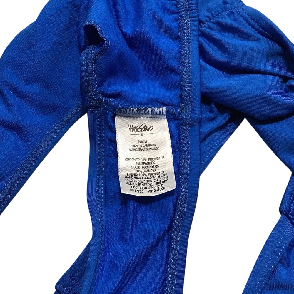 Stylish Blue and Red Swim Sports 3” Volleyball shorts and Royal Blue Top - Picture 8 of 8